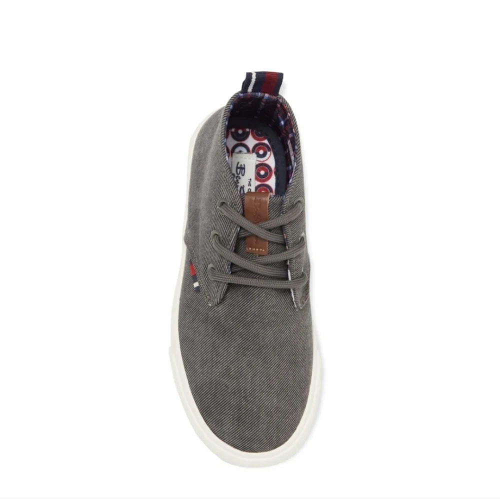 Ben Sherman Big Boy Bradford Chukka Sneaker Charcoal/gray Shoes Little Boy
